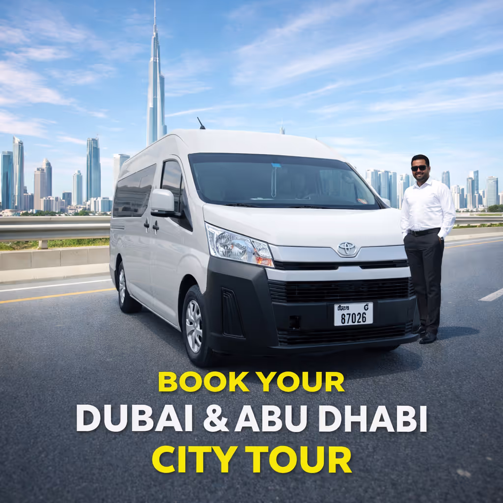Dubai Private Tour - Dubai Tour Toyota Hiace Van