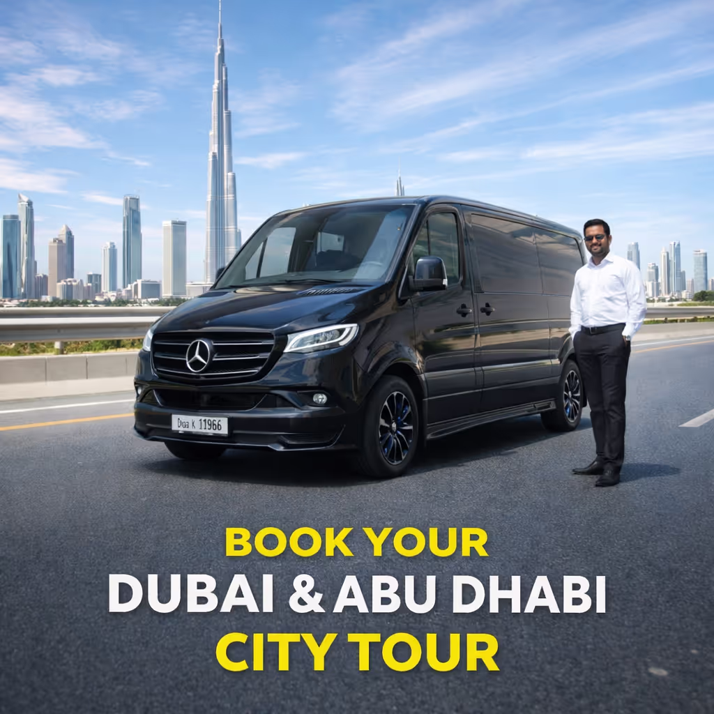 Dubai Private Tour - Dubai Tour Mercedes Sprinter