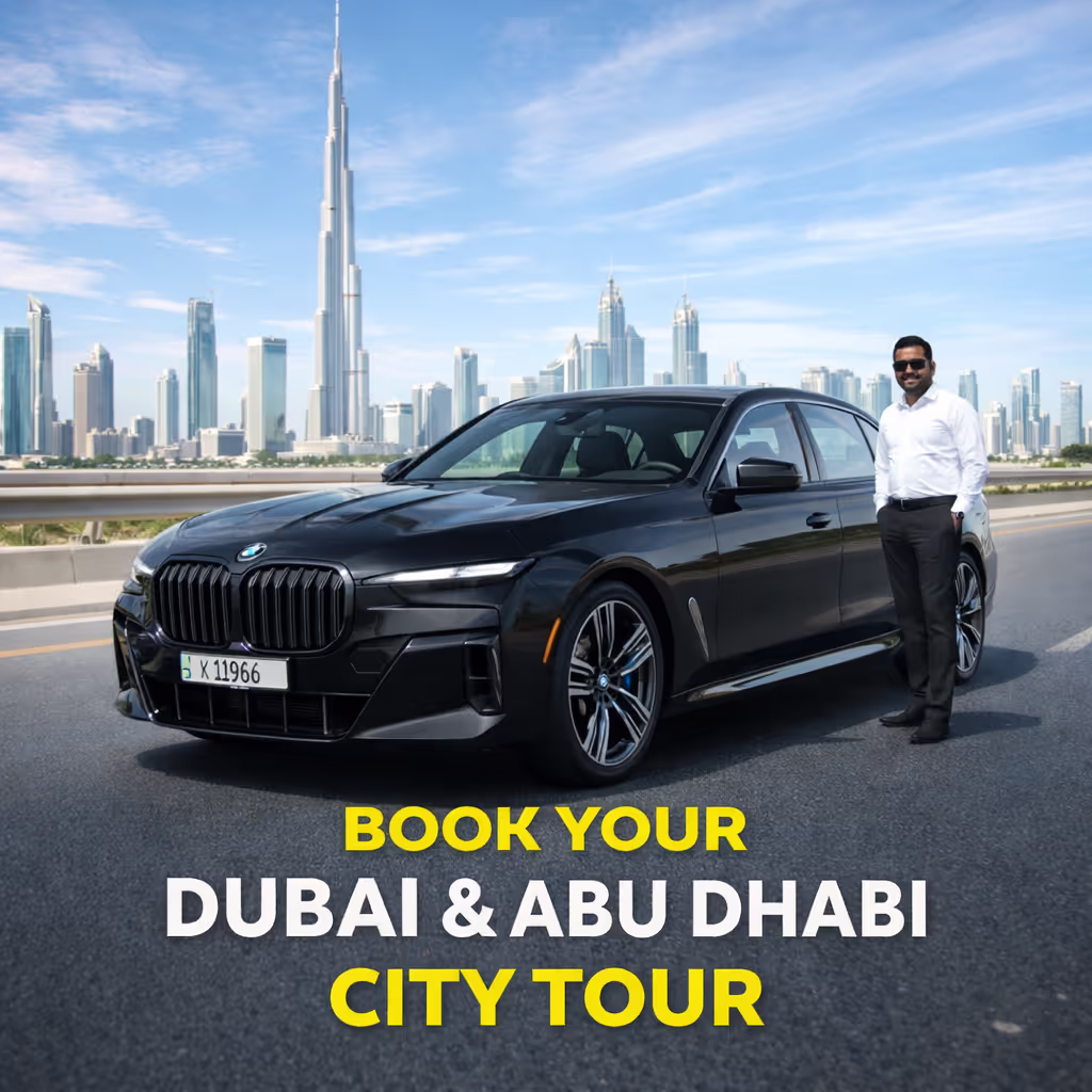 Dubai Private Tour - Dubai Tour BMW 7 Series 