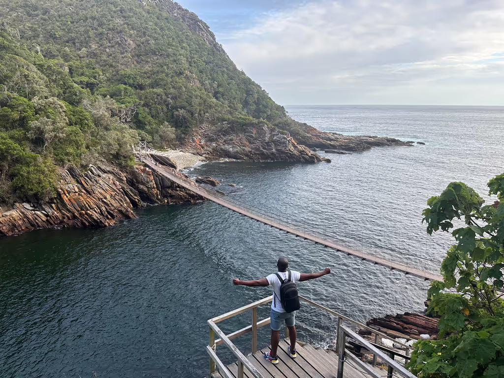 Cape Town Private Tour - suspension bridge garden route