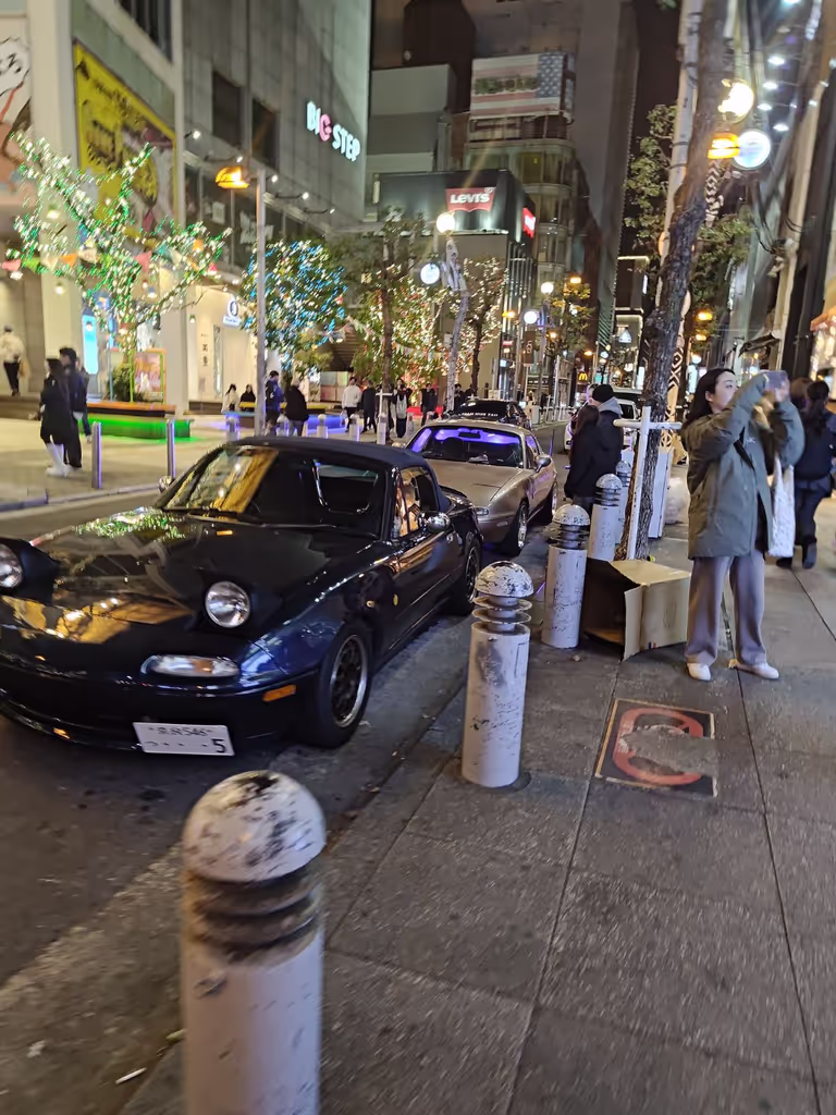 Osaka Private Tour - America Mura - the last Saturday of the month is always the best time to see some very rare cars