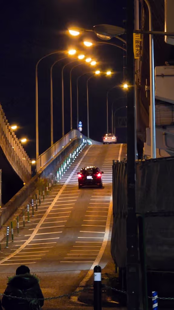 Osaka Private Tour - Watch suped' up cars try to break the sound barrier on the Loop Ramp!