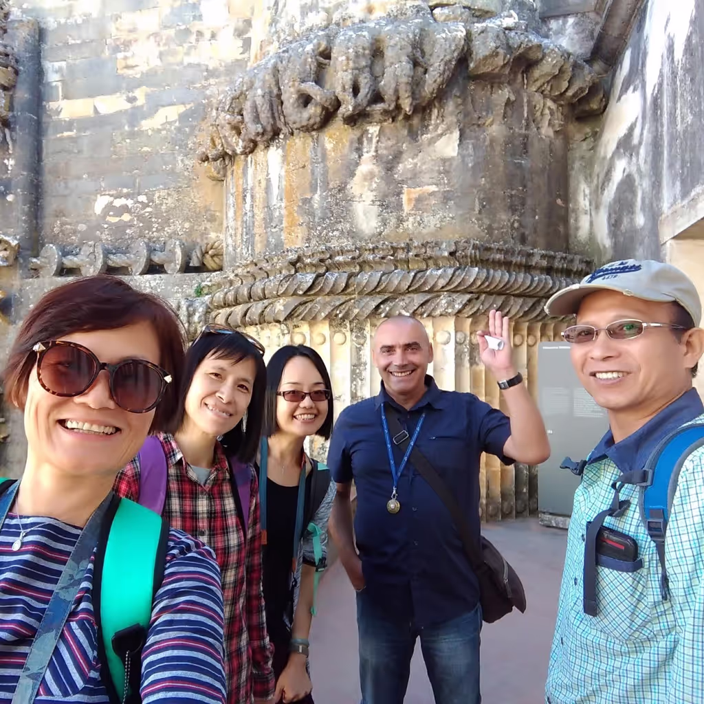 Lisbon Private Tour - Me and clients-Tomar