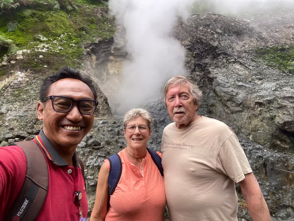 Central Java Private Tour - smoaking sulfur