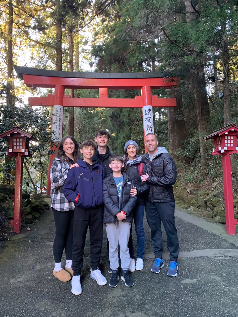 Chiba Private Tour - My guests and Hakone Shrine