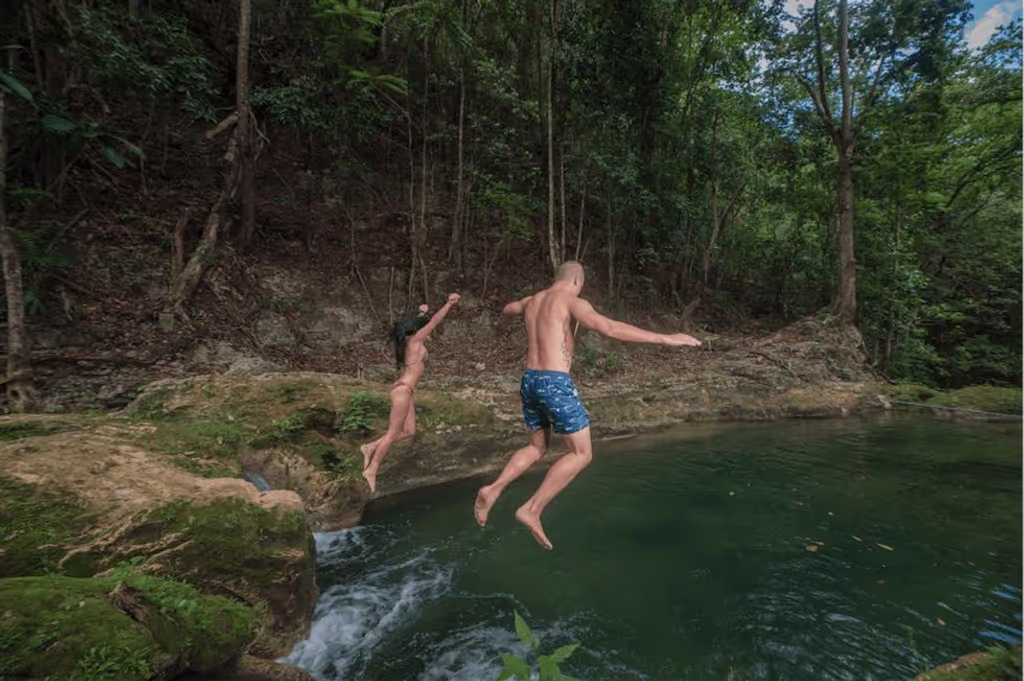Ocho Rios Private Tour - Cliff jumping at the Blue Hole!