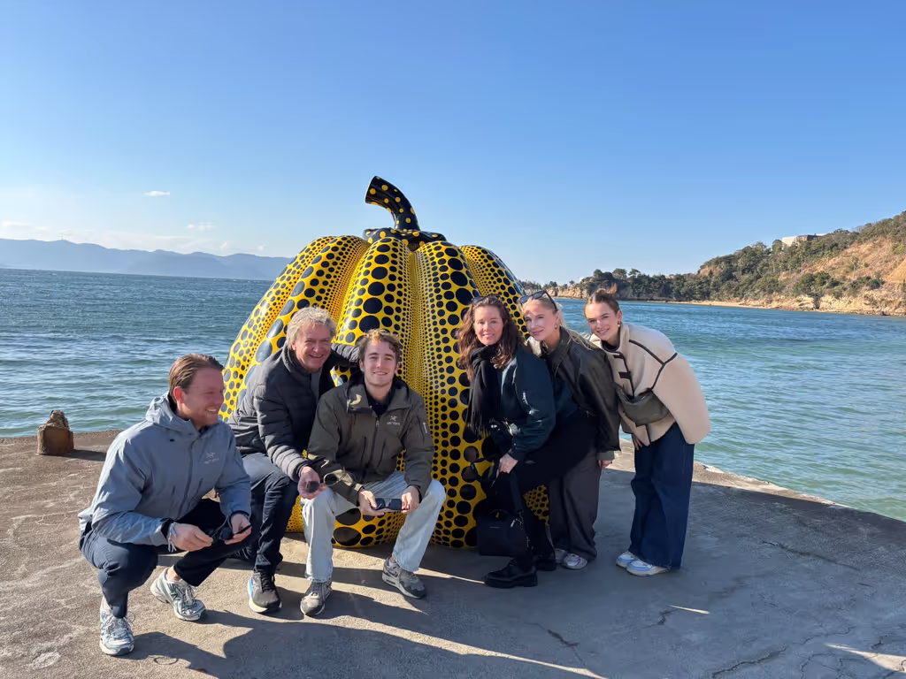 Kagawa Private Tour - Iconic Yellow Pumpkin!