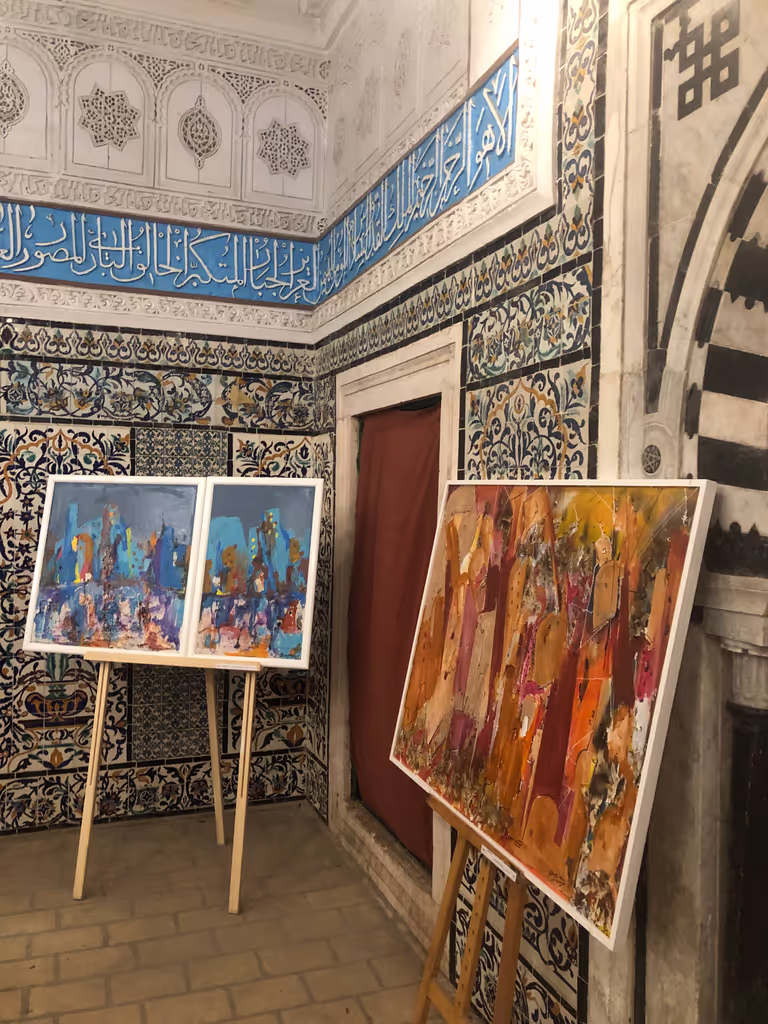 Tunis Private Tour - Medressa Souleymenia art gallery