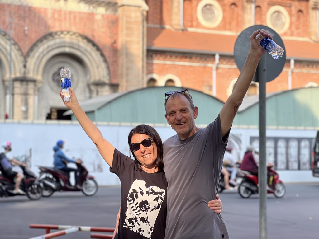 Ho Chi Minh Private Tour - Fun moment from Canadian tourists