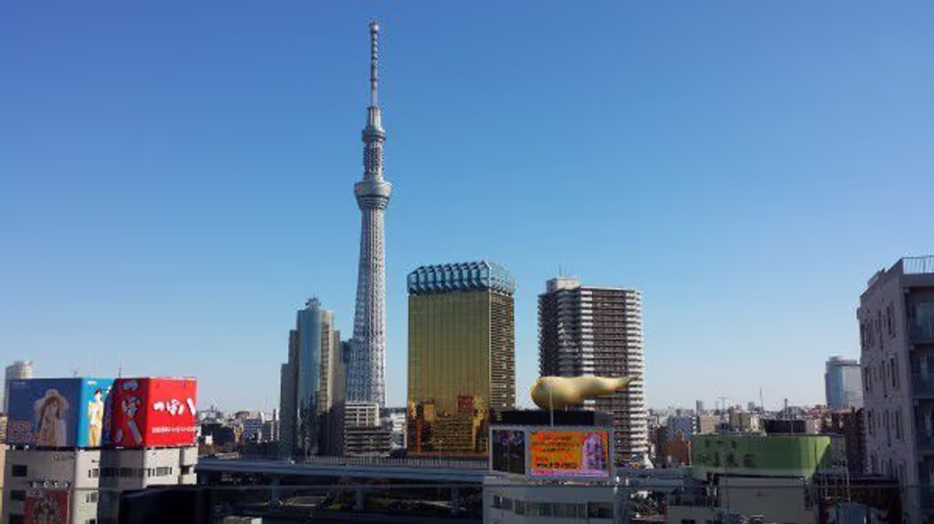 Tokyo Private Tour - Tokyo sky tree and Asahi headquarters in Asakusa Area.