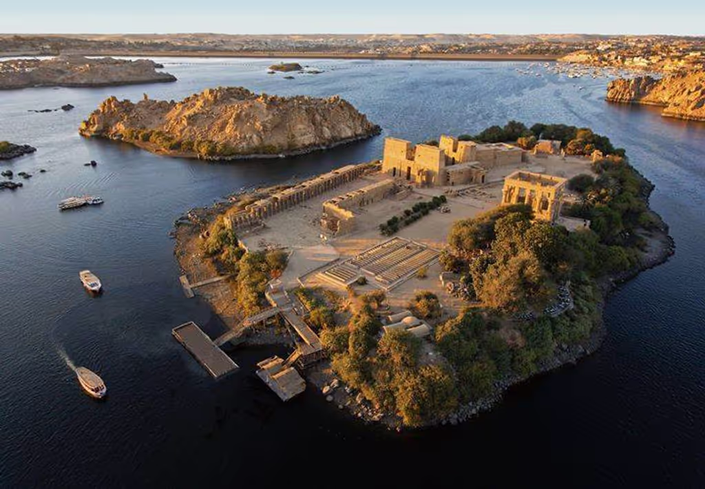 Aswan Private Tour - angelika island where philaie temple located