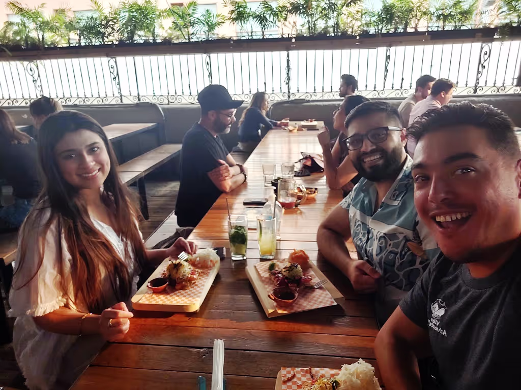 Mexico City Private Tour - Happy Selfie at Condesa Restaurant.