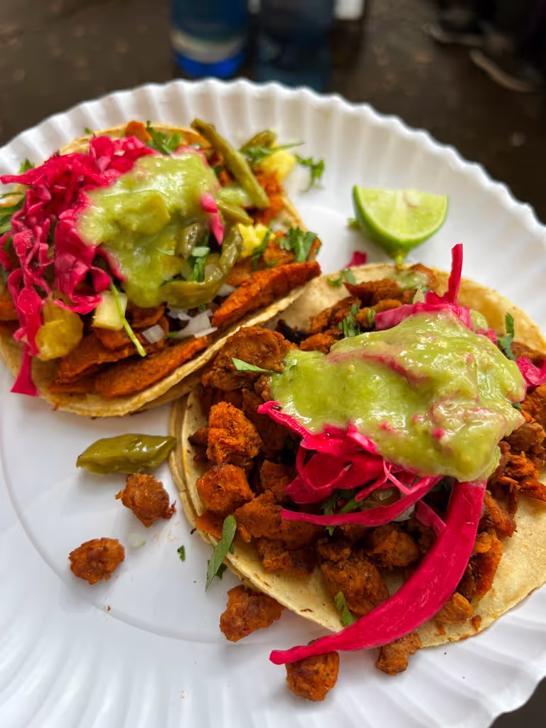 Mexico City Private Tour - Pastor Vegan Tacos.
