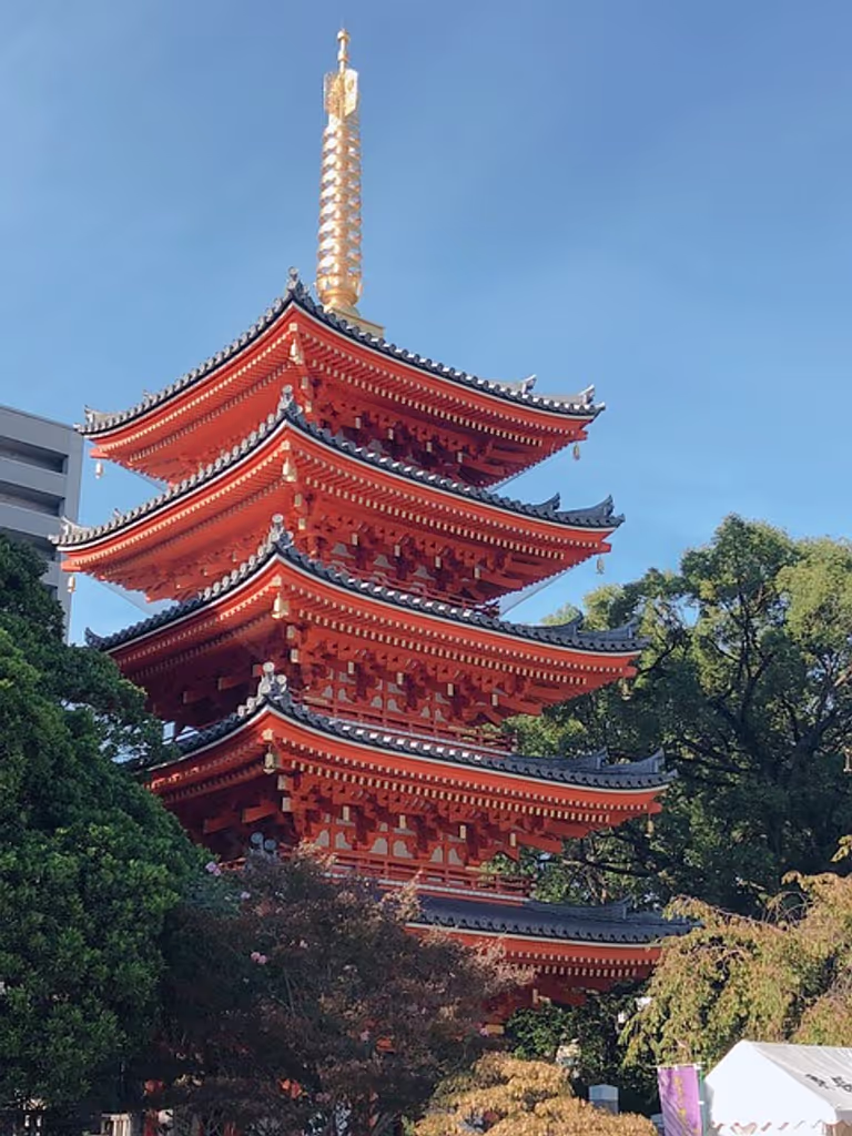 Fukuoka Private Tour - 5 story Pagoda in Tochoji Temple