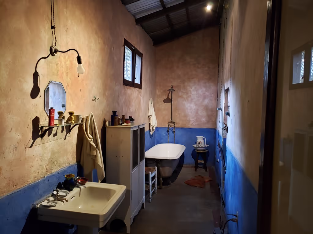 Mexico City Private Tour - Blue House Bathroom. 