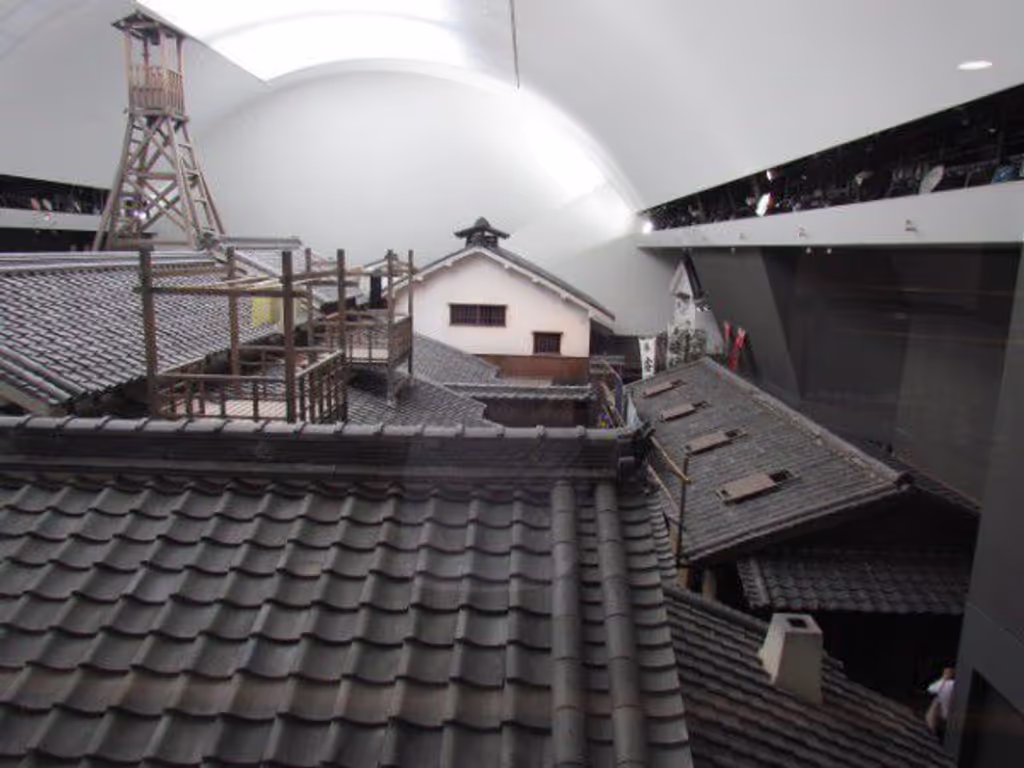 Osaka Private Tour - long houses in Osaka Museum of Housing and Living
