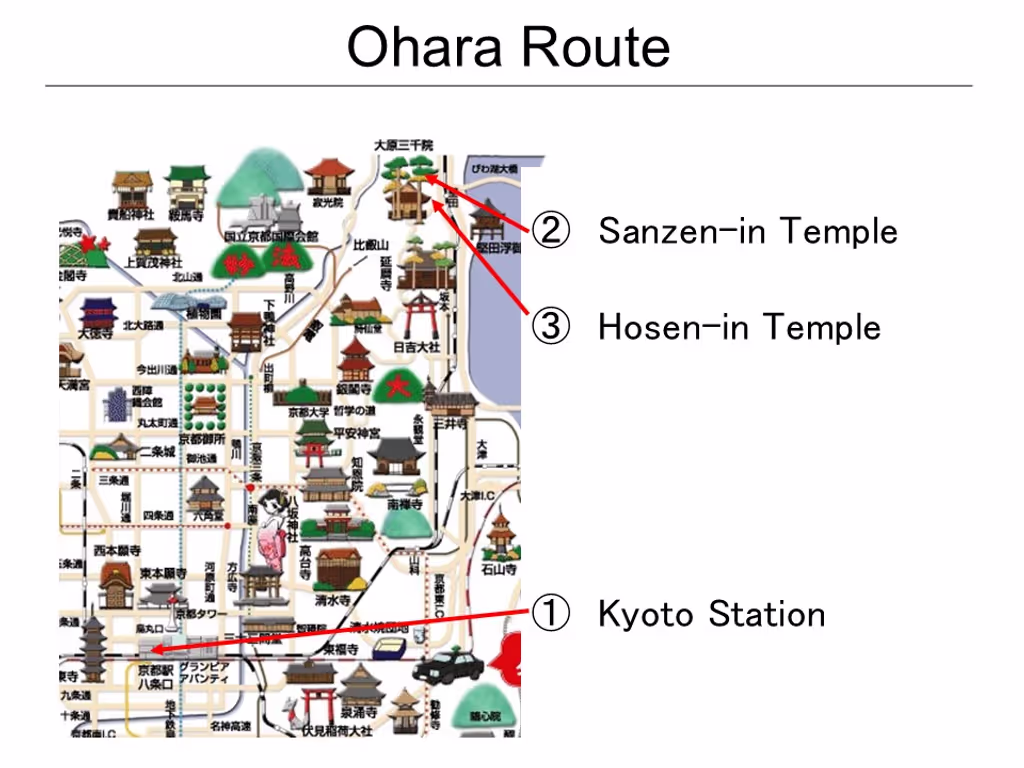 Tokyo Private Tour - 4. Map of Ohara route