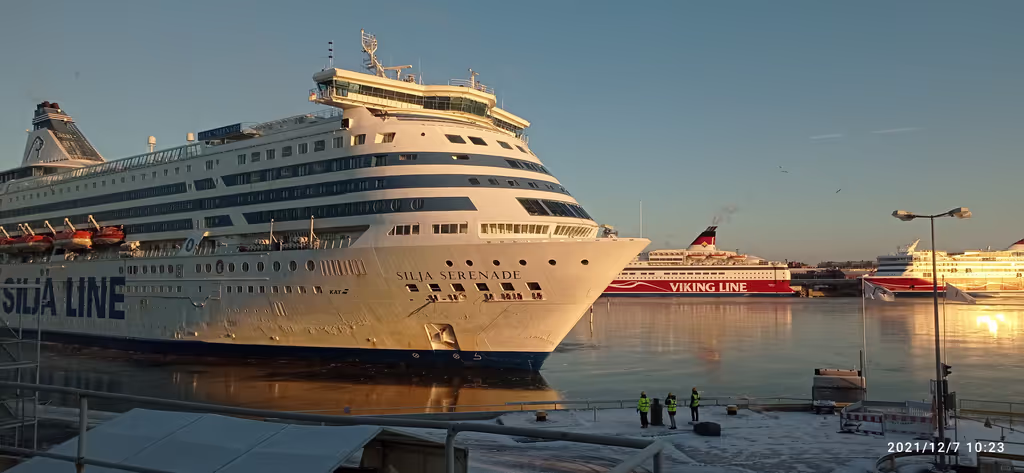 Helsinki Private Tour - Silja Line and Viking Line sail to Sweden also wintertime