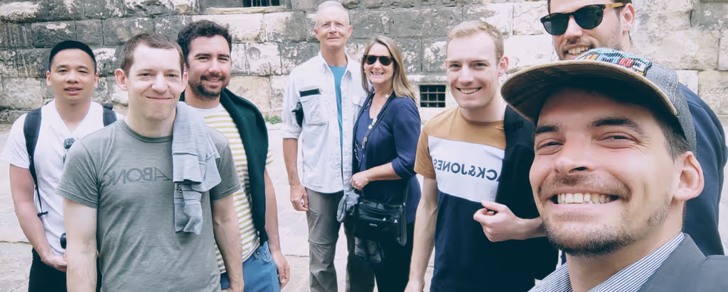 Aix en Provence Private Tour - selfie photo aix benjamin reilly tour