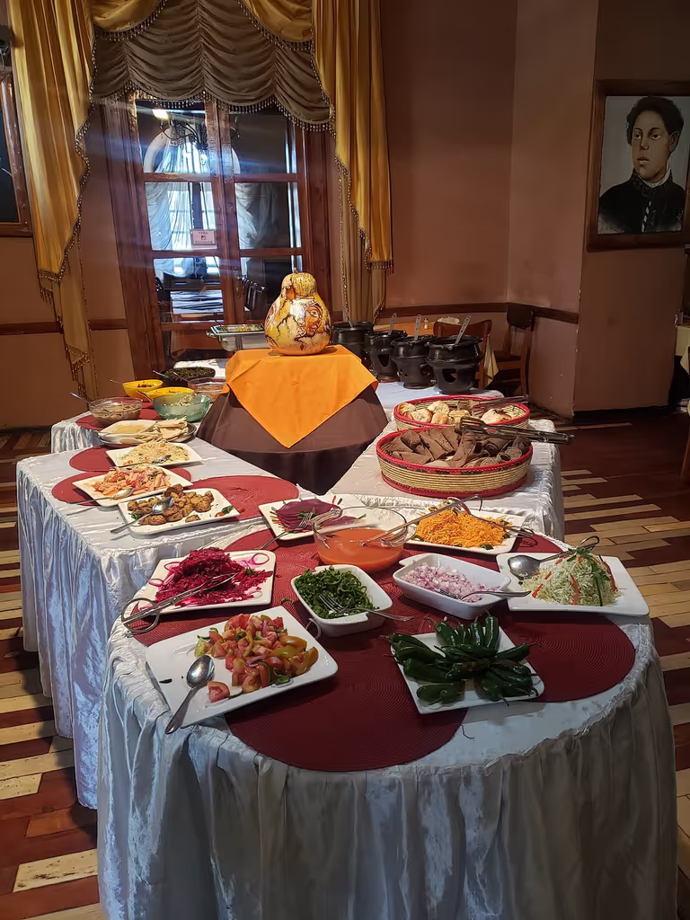 Addis Ababa Private Tour - Traditional Ethiopian buffet lunch