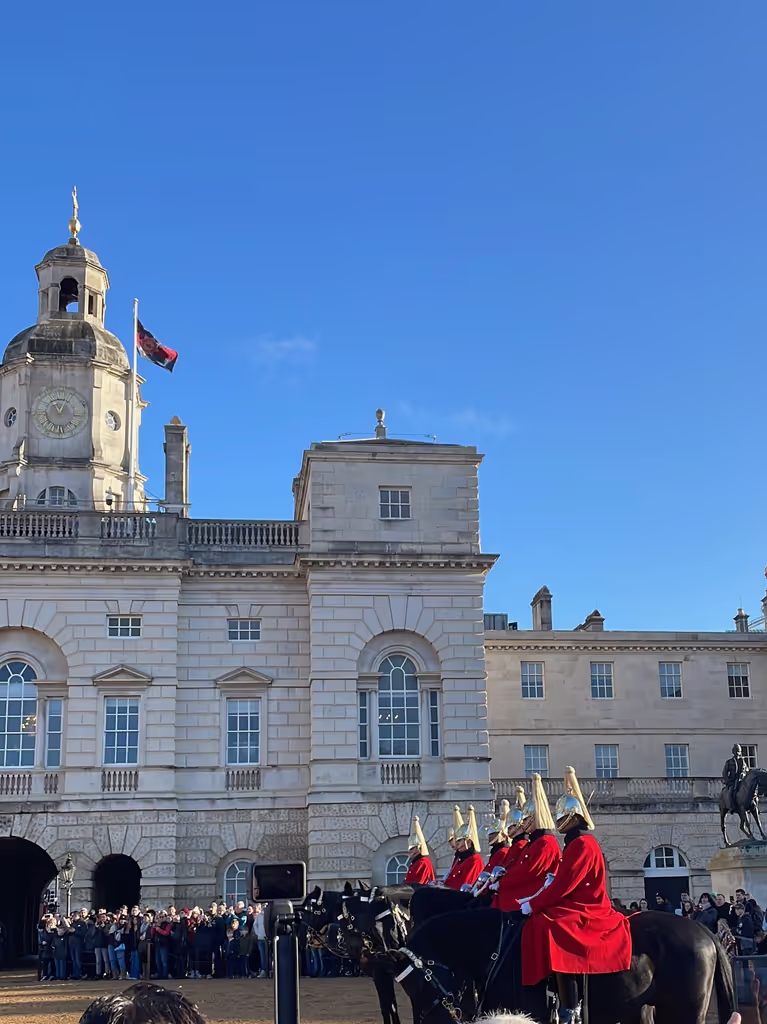 London Private Tour - Inspection at the Horse Guards parade. 