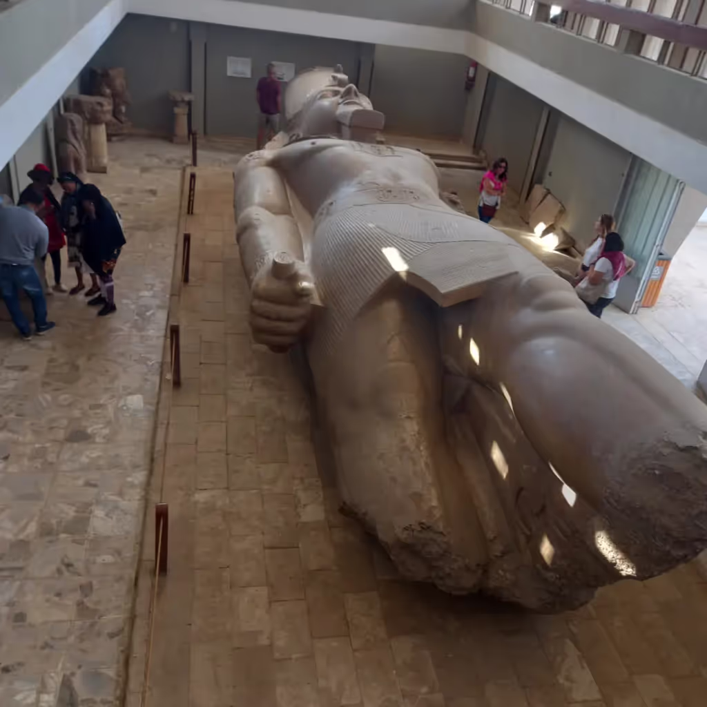 Cairo Private Tour - Memphis, statue of the great ramsis 2