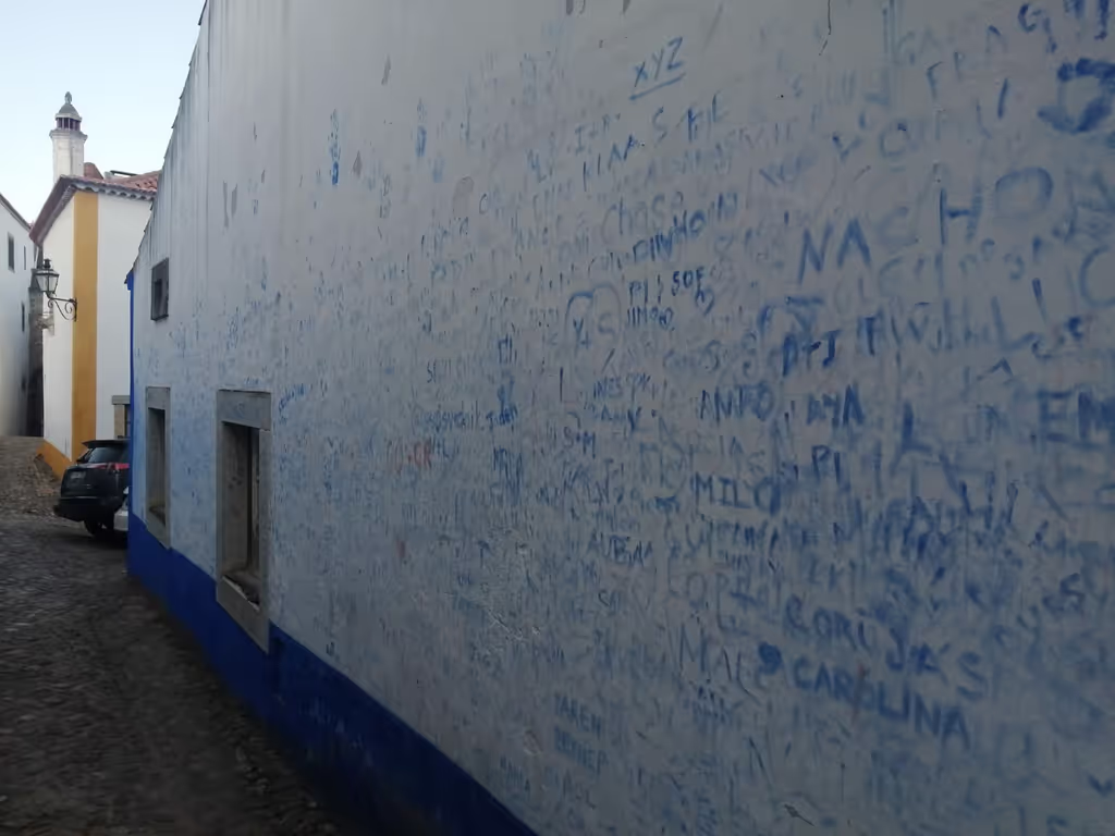 Porto Private Tour - Obidos graffiti walls