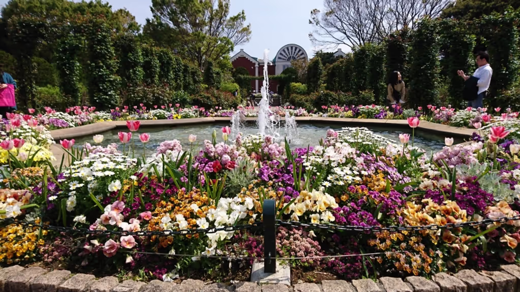 Kanagawa Private Tour - English garden at Harber view park