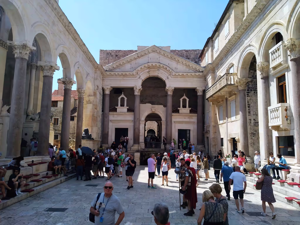 Split Private Tour - The Peristyle of Diocletian's Palace