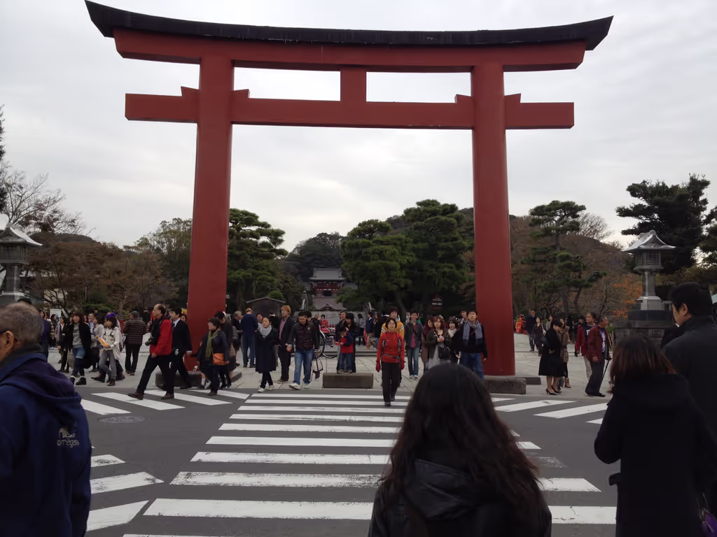 Kamakura Private Tour - The 3rd Torri Gate in Tsurugaoka Hachimangu Shrine