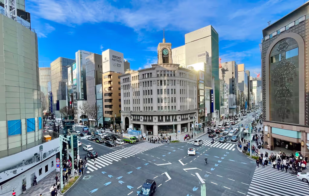 Tokyo Private Tour - GInza. High-end shopping town