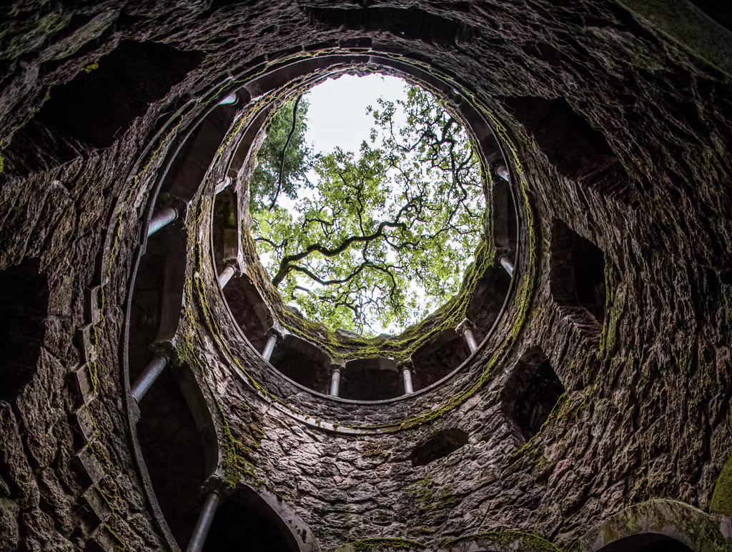 Lisbon Private Tour - Iniciatic well at Quinta da Regaleira