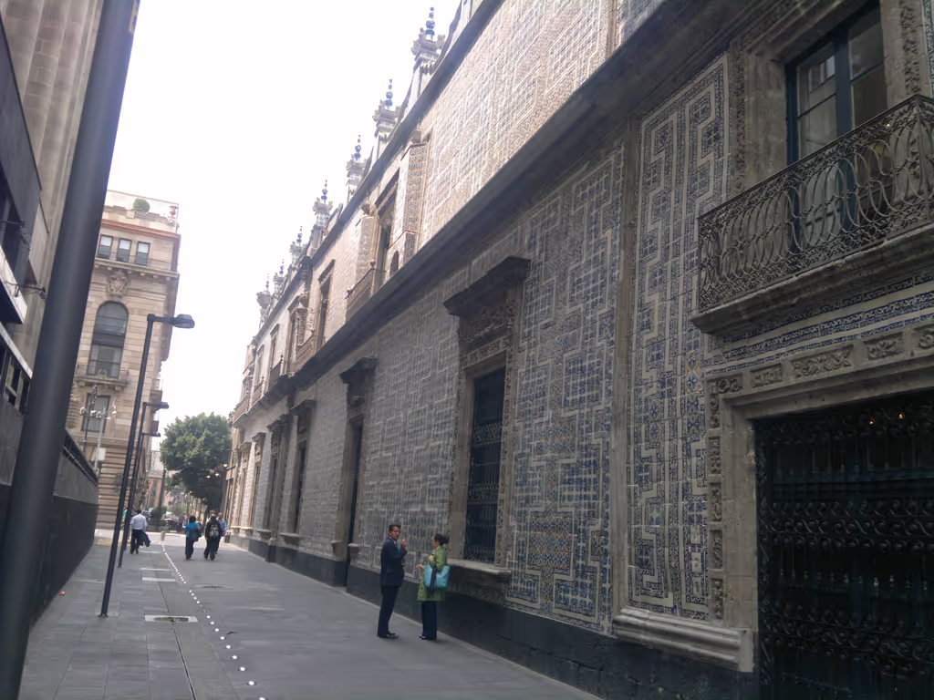 Mexico City Private Tour - street behind the Mining Palace