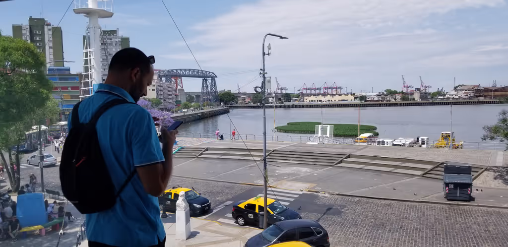 Buenos Aires Private Tour - View of the river in Caminito, La Boca
