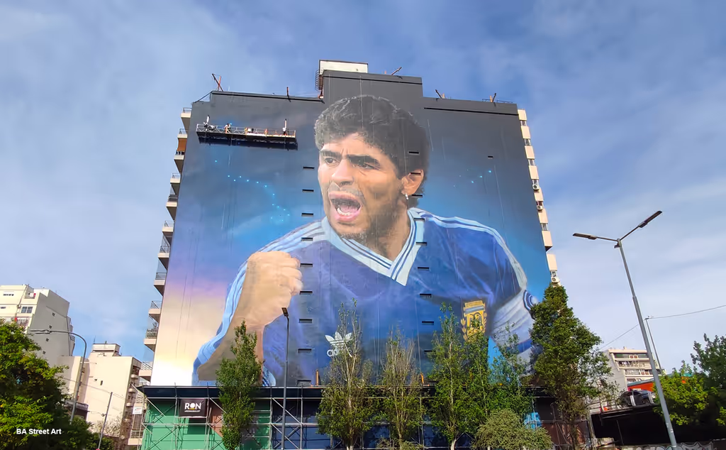 Buenos Aires Private Tour - Maradona mural, Buenos Aires