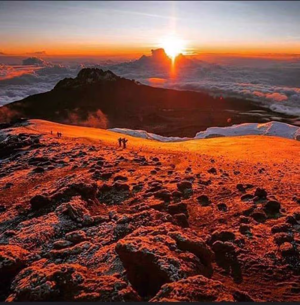 Kilimanjaro Private Tour - Beautiful Of Sun Rise From The Summit UHURU PEAK)