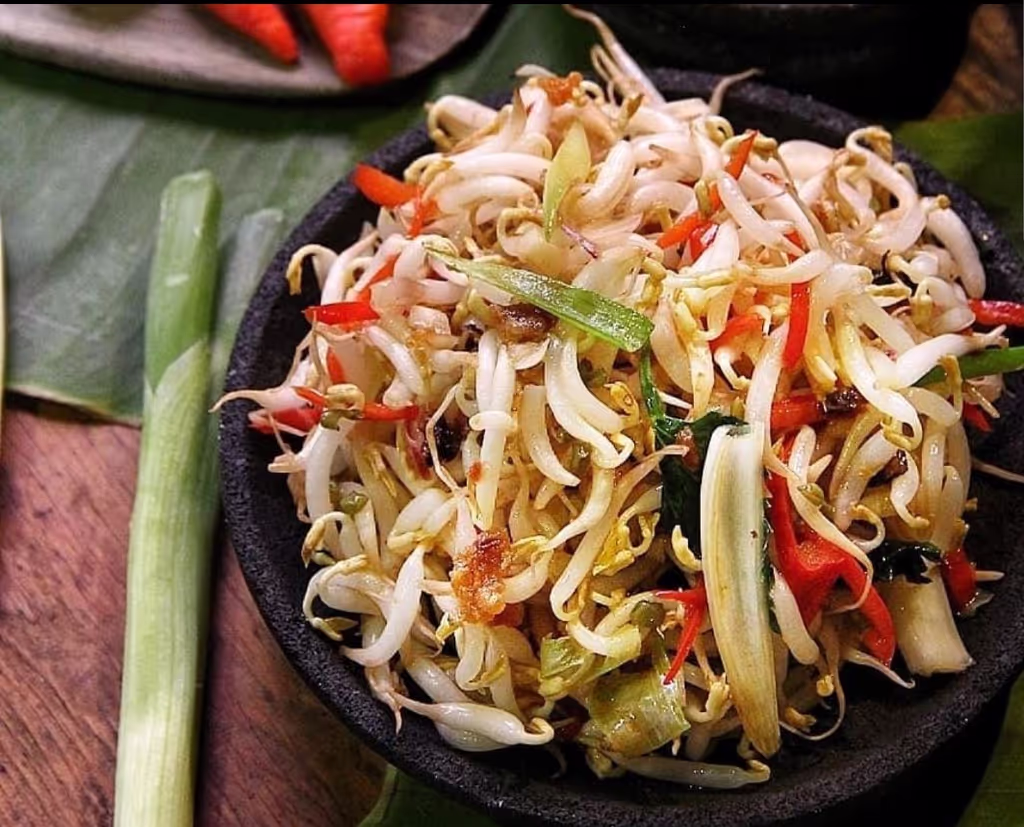 Jakarta Private Tour - vegetable at Sundanese