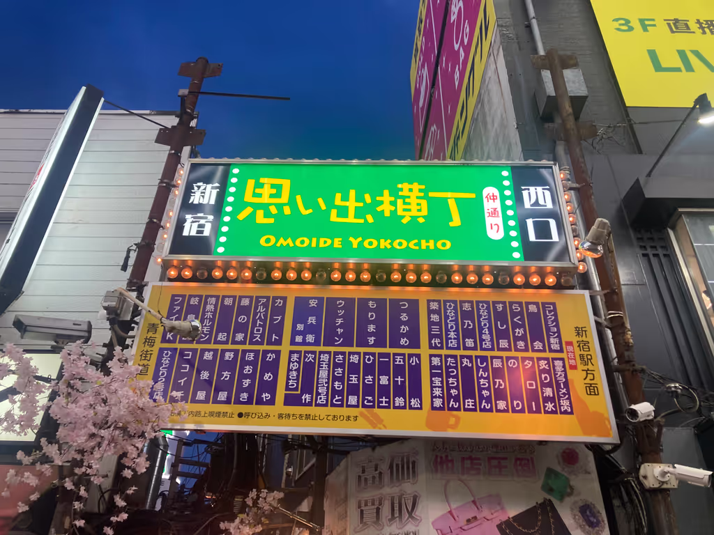 Tokyo Private Tour - omoide yokocho
