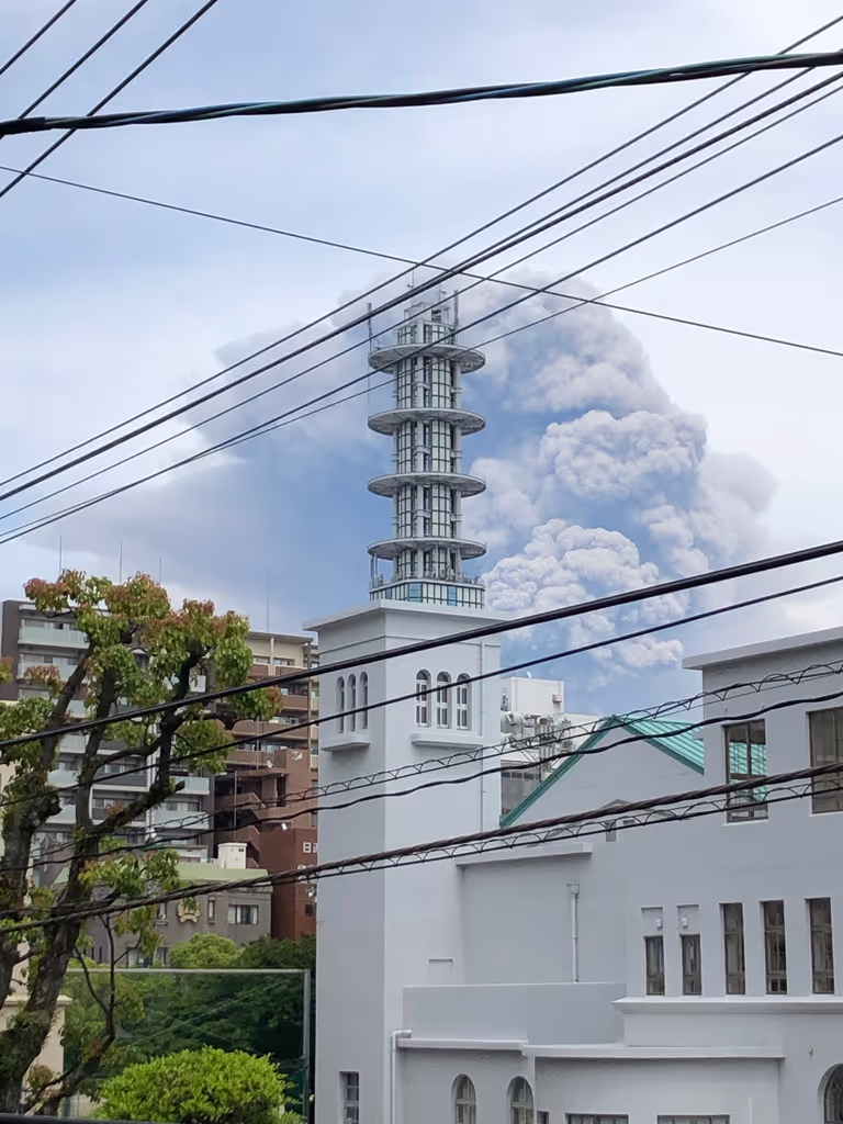 Kagoshima Private Tour - Sakurajima's massive eruption seen from Kagoshima