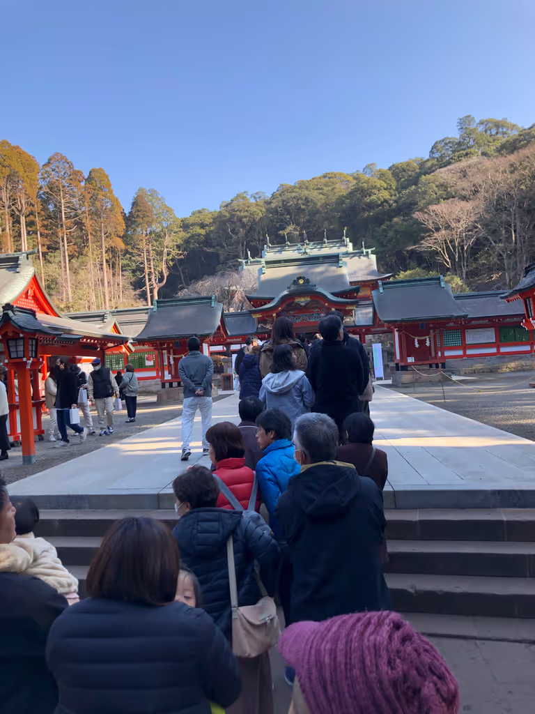 Kagoshima Private Tour - Scenery of the first visit of the year to Kirishim