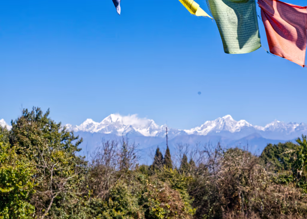 Kathmandu Private Tour - Views of the Mountains from Viewpoint