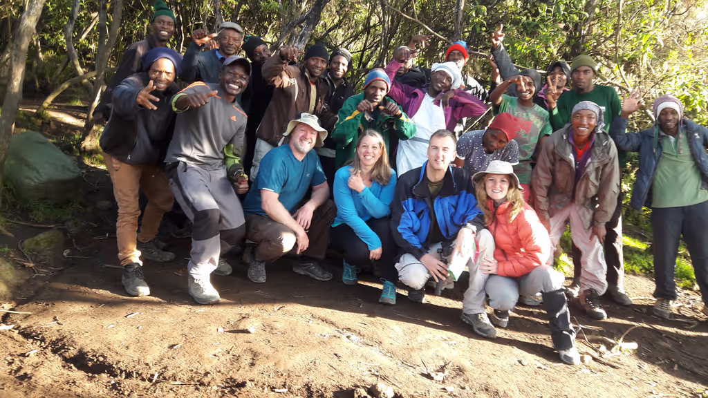 Kilimanjaro Private Tour - Group photo with team crew's