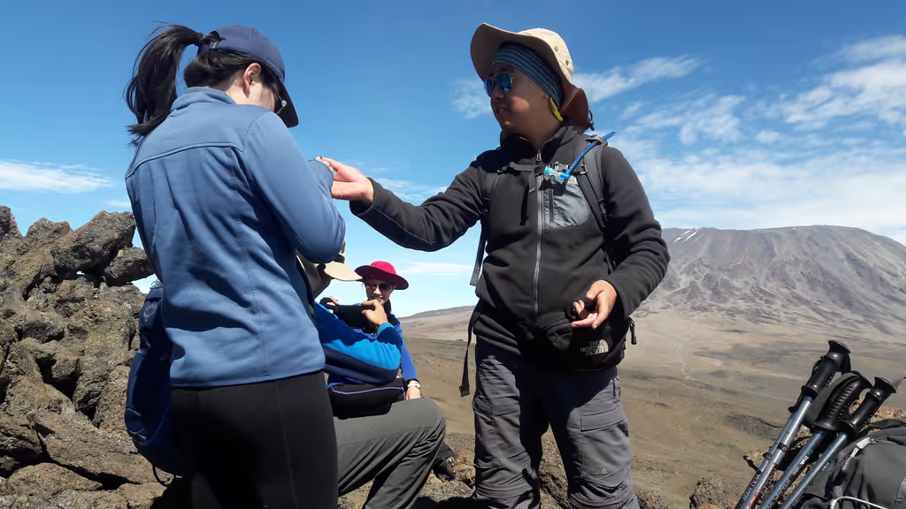Kilimanjaro Private Tour - acclamatize time near  Mawenzi peak