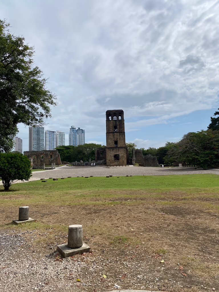 Panama City Private Tour - View of Plaza Mayor - Panama Viejo