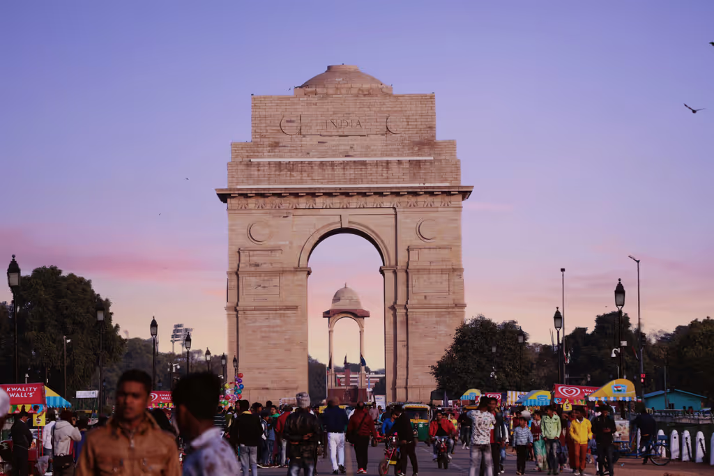 Delhi Private Tour - India Gate - Evening View