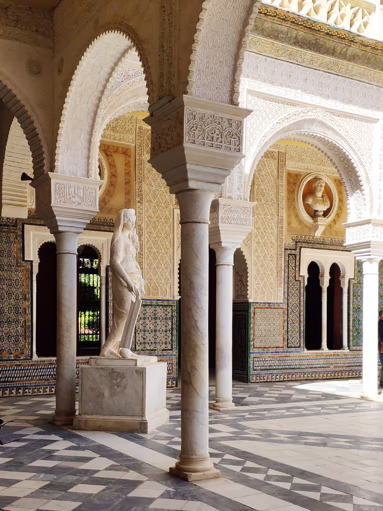 Seville Private Tour - Corner inside Casa Pilatos