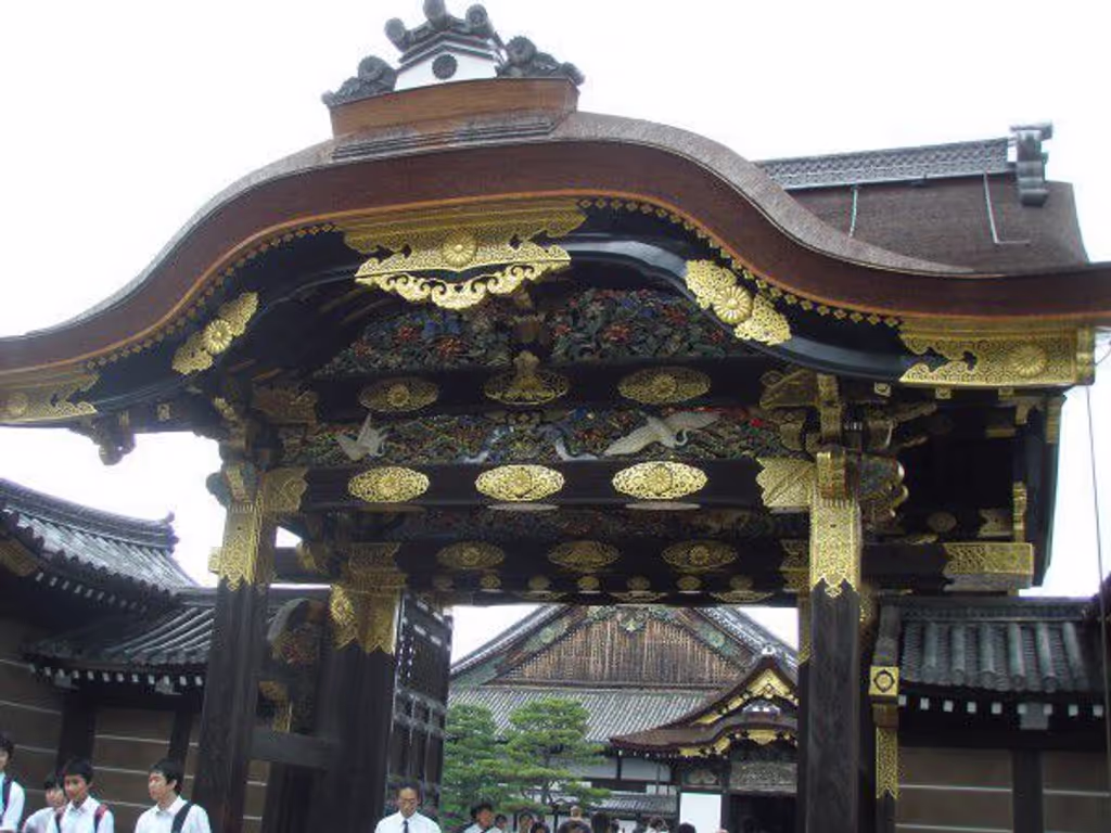 Kyoto Private Tour - The gorgeous gate.  Once you enter the gate, you feel like a samurai.