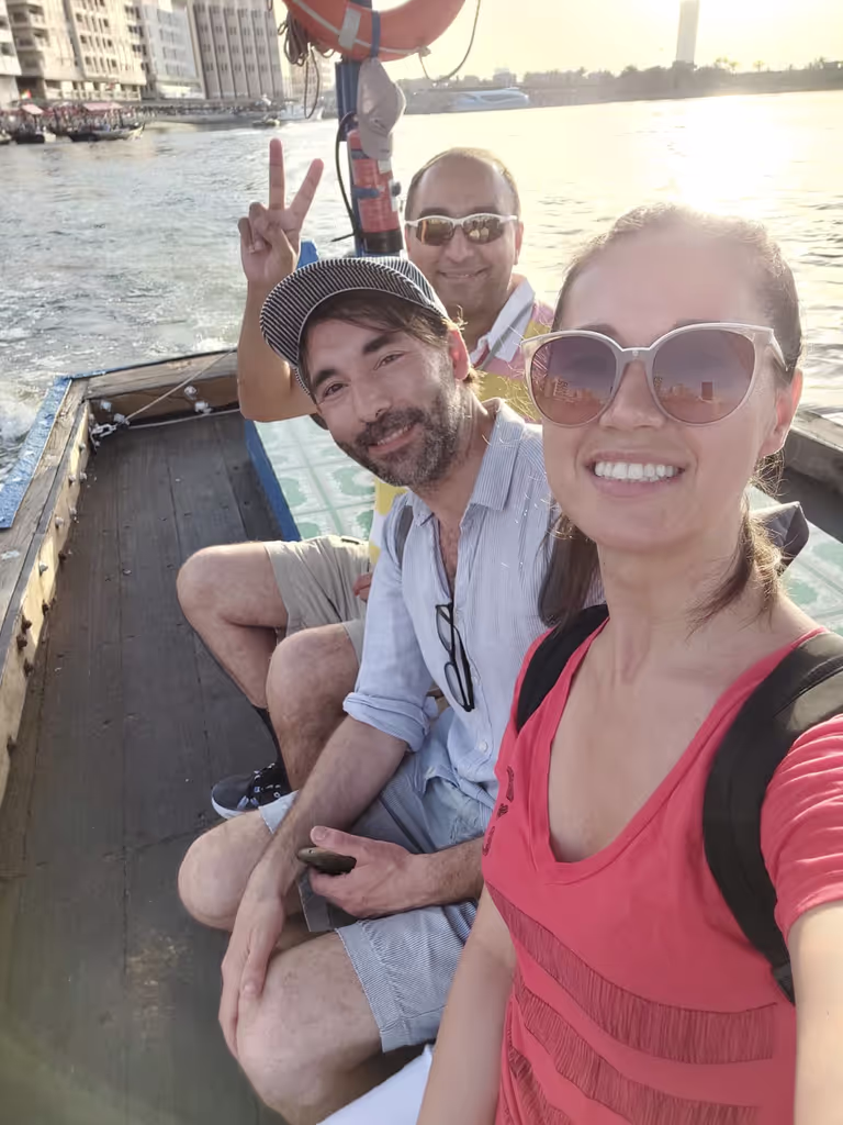 Dubai Private Tour - Abra boat