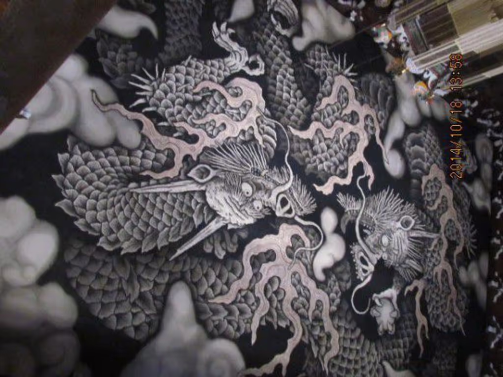 Kyoto Private Tour - The ceiling painting of "Soryuzu" or twin dragons at Kenninji Temple