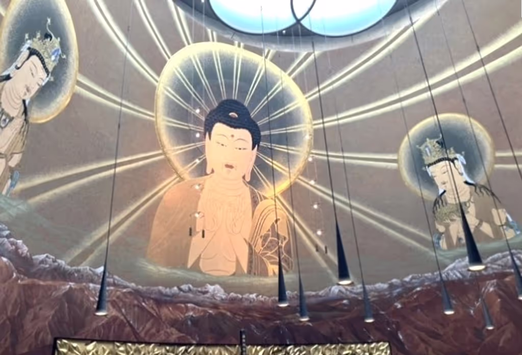 Osaka Private Tour - Wall paintings od Buddha